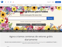 Tablet Screenshot of br.freepik.com