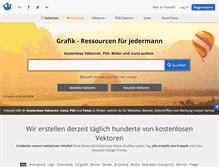 Tablet Screenshot of de.freepik.com